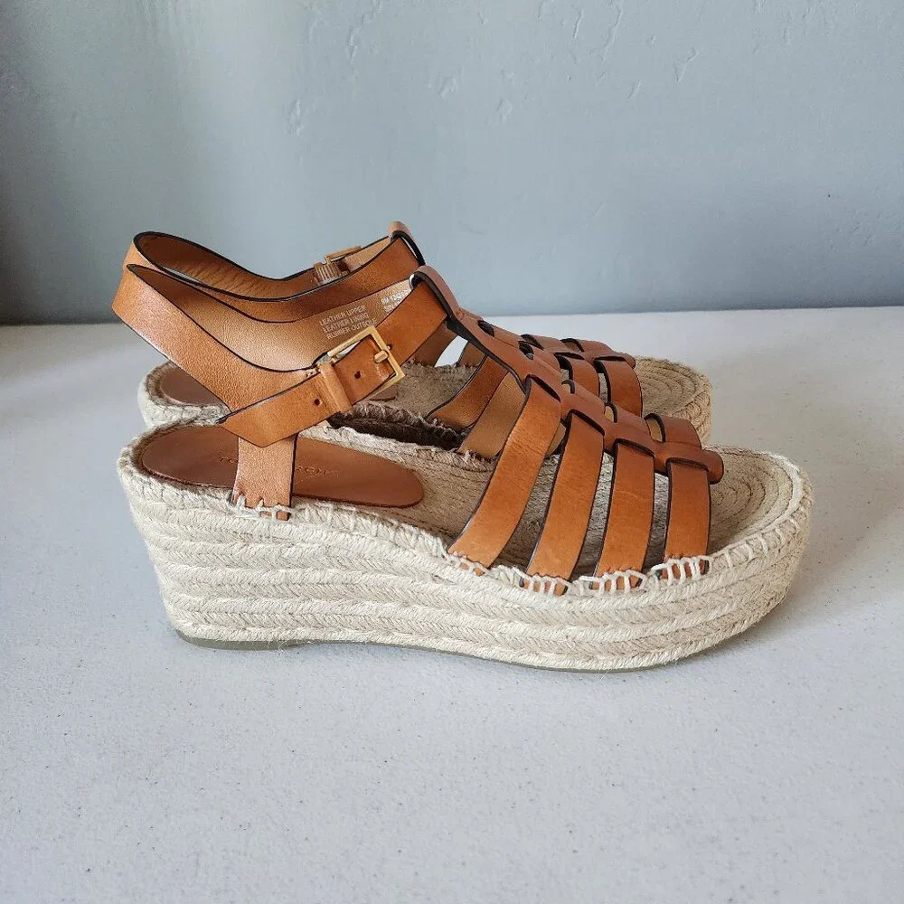 Tory Burch Wedge "EUC" - Picture 5 of 16